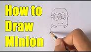 How to Draw Minion step by step easy