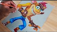 Drawing Crash Bandicoot - Crash Bandicoot 4 : It's About Time | PS4