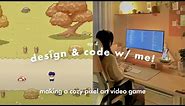 Design & Code w/ Me Ep. 4 — Video Game Development • Creating a Cozy Pixel Art Game