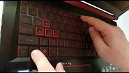 How to turn on backlit on Acer Nitro 5, red baklit, DIY AN515