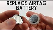 How to Replace Battery in Apple AirTag - AirTag Battery is Low