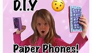 How to Make a Paper Flip Phone