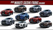 2023 Maruti Suzuki Fronx - All Color Options - Images | AUTOBICS