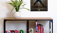 Open Road Brands Marvel Avengers Captain America Wall Art - Large Captain America Picture for Man Cave, Theater Room or Bedroom