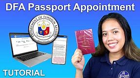 DFA Passport Appointment (TUTORIAL)