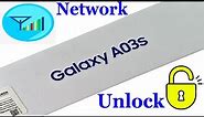 SAMSUNG A03s Network Unlock Full Guide || SamKEY