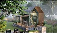 Cozy Tiny House Design 3x6 M ( 200 Sqft ) with Loft and Floor plan