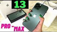 NEW ! iPhone 13 Pro Max Alpine Green (1 Terabyte) UNBOXING + Accessories / ASMR