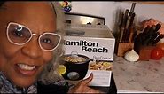 Hamilton Beach Rice Cooker Unboxing and Dinner