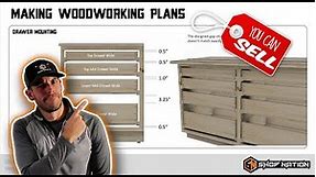 How I Make Woodworking Plans // Woodworking Business