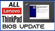 All #lenovo Thinkpad BIOS Update