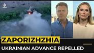 Zaporizhzhia fighting: Russia says Ukrainian advance repelled