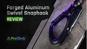 Forged Aluminum Swivel Snap Hook - ProClimb by U.S. Rigging Supply