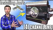 Installing 4 Channel Amp w/ Joe's SOUNDSTREAM Tarantula Amplifier | Wiring Up & Tuning Gain Settings