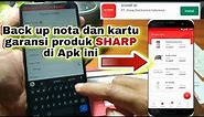 Cara daftar garansi produk SHARP di aplikasi SHARP ID