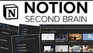 The BEST Second Brain in Notion | Notion Template 🧠✨