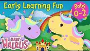 Early Learning Fun #15 | Rainbow Unicorns 🦄 Counting & Colors | Educational
