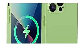 Compatible with iPhone 13 Pro Max Case 2021, Liquid Silicone Gel Rubber Full Coverage [with Camera Protection] Phone Case for iPhone 13 Pro Max 6.7 inch (Matcha Green)