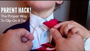 You're Doing It Wrong! Here's How To Wear A Clip-On Tie