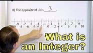 What is an Integer in Math? Learn Negative Numbers - [6-1-1]