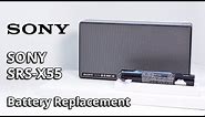 Sony SRS-X55 SRS-X77 Battery Replacement CS-SRX550SL