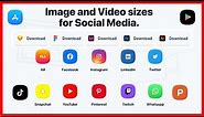 Video & Image sizes for Social Media (Facebook, Instagram, LinkedIn, Youtube, Twitter & WhatsApp)