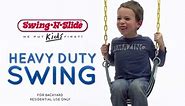 Swing-N-Slide Playsets Blue Heavy-Duty Belt Swing Seat with Yellow Chain WS 4884