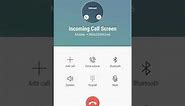 INCOMING CALL SCREEN SAMSUNG S6 ANDROID 7