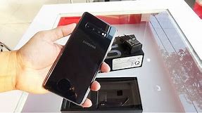 Samsung Galaxy S10 plus Prism black color