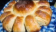 Mekana lisnata pogača | Priprema kruha | Tasty homemade bread