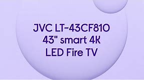 JVC LT-43CF810 43" Smart 4K Ultra HD HDR LED Fire TV with Amazon Alexa - Product Overview