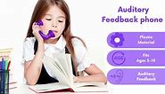 16 Reading Whisper Phones [16 Pack] Auditory Feedback Classroom Manipulative, Speech Therapy Toy Tool - Accelerates Reading Fluency & Pronunciation, Phonic Materials by 4E’s Novelty