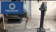 Floor-mounted Vise Stand