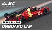 ONBOARD LAP | Ferrari 499P Hypercar I 2023 6 Hours of Spa I FIA WEC I Assetto Corsa