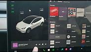 How to Set and Remove Favorite Radio stations on tesla model y