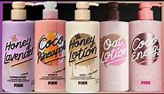 VICTORIA'S SECRET PINK BODY LOTION COLLECTION || PINK BODY CARE || Everything Empo
