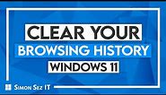 How to Clear Browsing History in Microsoft Edge on Windows 11
