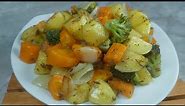 It's so delicious that I make it almost every day! Roasted Vegetables Recipe Happycall Double Pan