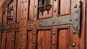 Castle Style Doors: Fortress Style Doors Built In Original Craft
