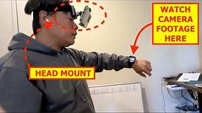 USING iPHONE HEAD MOUNT WITH APPLE WATCH CAMERA APP