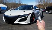 2017 Acura NSX: Start Up, Exhaust, Walkaround and Review