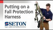 How to Put on a Fall Protection Harness | Seton Video