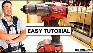 Milwaukee m18 Cordless Drill Tutorial and Settings