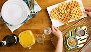 Hawaiian Waffles with Pineapple and Coconut