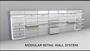 Retail Store Fixture - Modular Retail Wall System