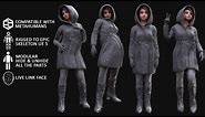 Unreal Engine 5 - Woman Winter Outfit 6 - MH