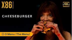 Cena do X-Burger - Filme O Menu (The Menu) - [4K]