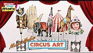 Mixed Media Vintage Circus Art
