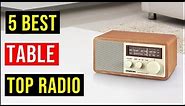 ✅Top 5 Best Tabletop Radio in 2022-23 | Best Tabletop Radio - Reviews