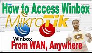 Mikrotik 07 How to | Access Mikrotik router Winbox from WAN from anywhere using ddns cloud